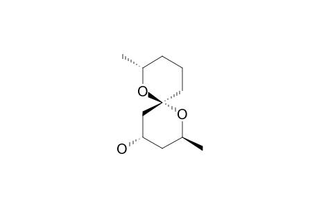 (2SR,4RS,6RS,8RS)-2,8-DIMETHYL-1,7-DIOXASPIRO-[5.5]-UNDECAN-4-OL