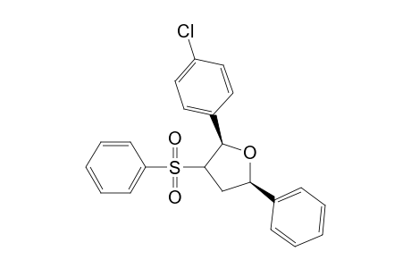 2,5-cis-2-(4-chlorophenyl)-5-phenyl-3-phenylsulfonyl tetrahydrofuran