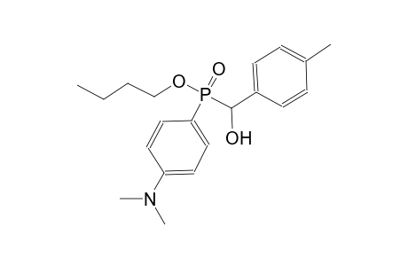butyl 4-(dimethylamino)phenyl[hydroxy(4-methylphenyl)methyl]phosphinate