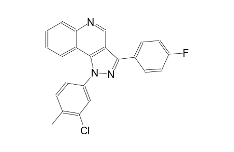 1-(3-chloro-4-methylphenyl)-3-(4-fluorophenyl)-1H-pyrazolo[4,3-c]quinoline