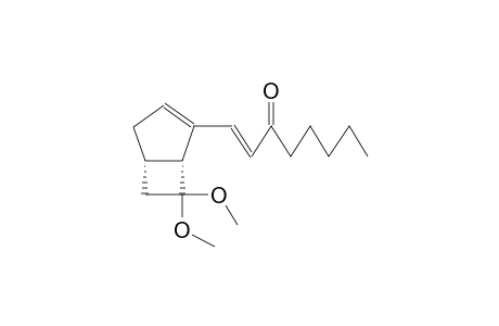 7,7-DIMETHOXY-2-(3-OXO-1E-OCTENYL)BICYCLO[3.2.0]HEPT-2-ENE