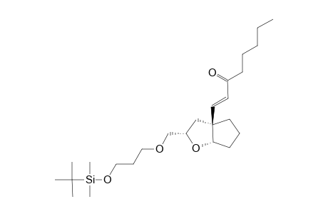 (E)-1-(1RS,3RS,5RS)-3-((3-tert-Butyldimethylsilyloxypropyloxymethyl)-(2-oxabicyclo[3.3.0]octan))-5-yl)-1-octen-3-one