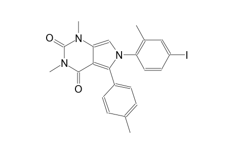 6-(4-iodo-2-methylphenyl)-1,3-dimethyl-5-(4-methylphenyl)-1H-pyrrolo[3,4-d]pyrimidine-2,4(3H,6H)-dione