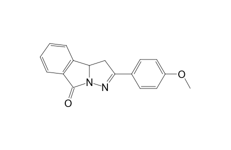 3,3a-dihydro-2-(p-methoxyphenyl)-8H-pyrazolo[5,1-a]isoindol-8-one