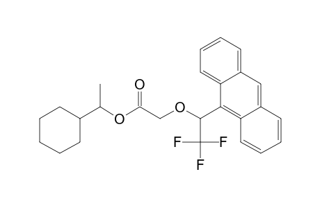 1-Cyclohexylethyl .alpha.-[1-(9-anthryl)-2,2,2-trifluoroethoxy]acetate