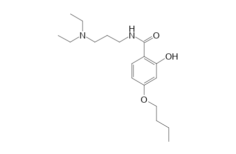 4-Butoxy-N-(3-diethylamino-propyl)-2-hydroxy-benzamide