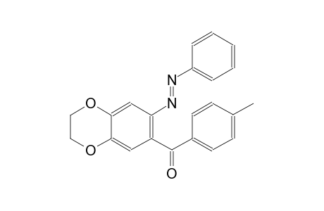 methanone, [2,3-dihydro-7-[(E)-phenylazo]-1,4-benzodioxin-6-yl](4-methylphenyl)-