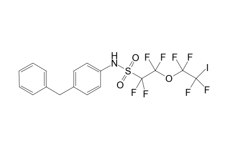 N-(5'-Iodo-3'-oxaoctafluoropentyl)sulfonyl-4-benzylaniline