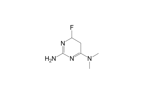 2-Amino-4-dimethylamino-6-fluoro-5,6-dihydropyrimidine