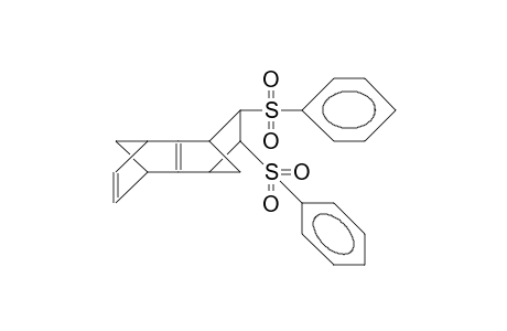 anti-exo, endo-4,5-Bis(phenylsulfonyl)-tetracyclo(6.2.1.1/3,6/.0/2,7/dodeca-2(7),9-diene