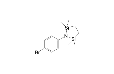 1-(p-bromophenyl)-2,2,5,5-tetramethyl-1-aza-2,5-disilacyclopentane