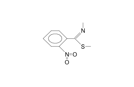 Methyl N-methyl-2'-nitro-thiobenzimidate