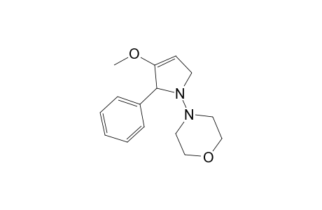 4-(3-Methoxy-2-phenyl-2,5-dihydropyrrol-1-yl)morpholine