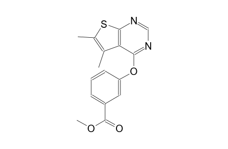 benzoic acid, 3-[(5,6-dimethylthieno[2,3-d]pyrimidin-4-yl)oxy]-, methyl ester