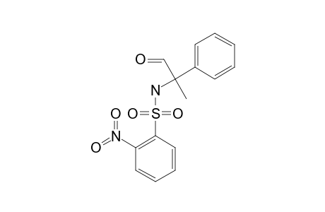 2-(2'-NITROBENZENE)-SULFONYLAMINO-2-PHENYLPROPIONALDEHYDE