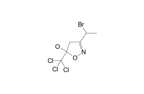 3-(1-bromoethyl)-5-(trichloromethyl)-4H-1,2-oxazol-5-ol