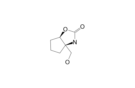 (3ASR,7ASR)-3A-HYDROXYMETHYL-HEXAHYDRO-CYCLOPENTAOXAZOL-2-ONE