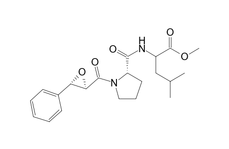 Methyl 3-phenyl-(3S,2R)-oxyglycyl-L-proline-L-leucinate