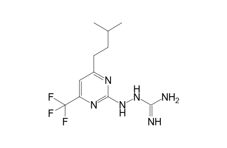 2-Guanidinoamino-6-isopentyl-4-trifluormethylpyrimidine