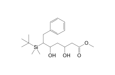 Methyl 6-(t-butyldimethylsilyl)-3,5-dihydroxy-7-phenylheptanoate