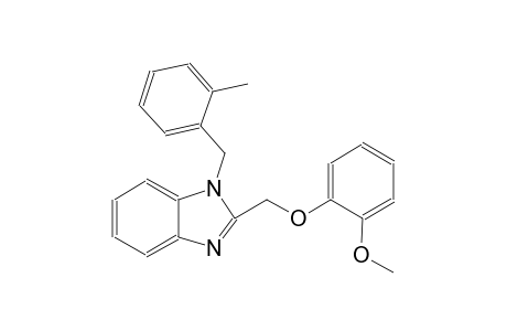 1H-1,3-Benzimidazole, 2-[(2-methoxyphenoxy)methyl]-1-[(2-methylphenyl)methyl]-