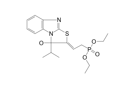 (2Z)-2-(2-diethoxyphosphorylethylidene)-1-propan-2-yl-[1,3]thiazolo[3,2-a]benzimidazol-1-ol