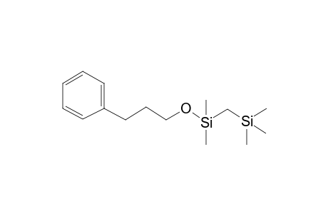 Dimethyl(3-phenylpropoxy)[(trimethylsilyl)methyl]silane
