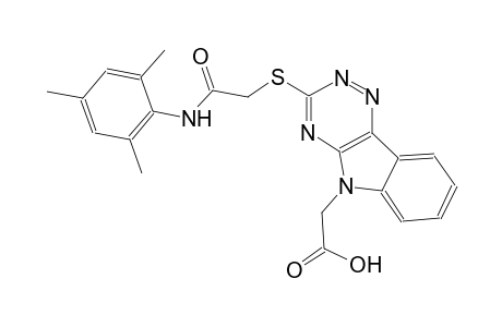 5H-[1,2,4]triazino[5,6-b]indole-5-acetic acid, 3-[[2-oxo-2-[(2,4,6-trimethylphenyl)amino]ethyl]thio]-