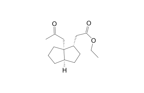 1-[(2'-Oxopropyl)-2-(ethoxycarbonyl)methyl]-bicyclo[3.3.0]octane