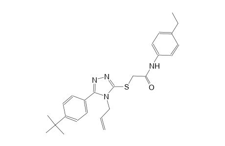 2-{[4-allyl-5-(4-tert-butylphenyl)-4H-1,2,4-triazol-3-yl]sulfanyl}-N-(4-ethylphenyl)acetamide
