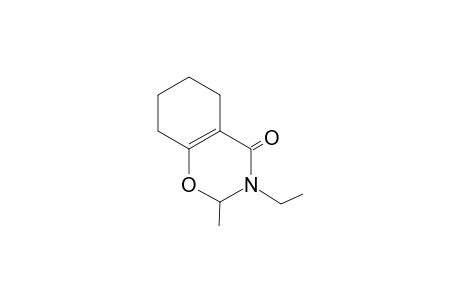3-Ethyl-4-methyl-2-oxo-5-oxa-3-azabicyclo[4.4.0]dec-1-ene