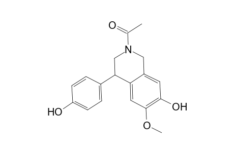 7-Isoquinolinol, 2-acetyl-1,2,3,4-tetrahydro-4-(4-hydroxyphenyl)-6-methoxy-, (S)-