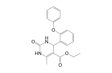 Ethyl 4-(phenoxyphenyl)-6-methyl 2-oxo-3,4-dihydropyrimidine-5-carboxylate