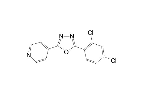 4-[5-(2,4-dichlorophenyl)-1,3,4-oxadiazol-2-yl]pyridine