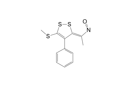 (5Z)-3-(methylthio)-5-(1-nitrosoethylidene)-4-phenyl-dithiole
