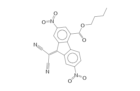 Butyl 9-(dicyanomethylene)-2,7-dinitrofluorene-4-carboxylate