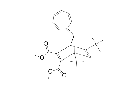 7-CYCLOHEPTATRIENYLIDEN-1,5-DI-TERT.-BUTYLBICYCLO-[2.2.1]-HEPTA-2,5-DIEN-2,3-DICARBONSAEURE-DIMETHYLESTER