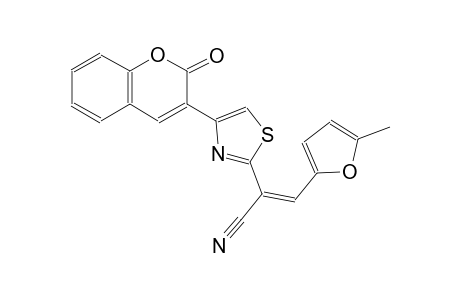 2-thiazoleacetonitrile, alpha-[(5-methyl-2-furanyl)methylene]-4-(2-oxo-2H-1-benzopyran-3-yl)-