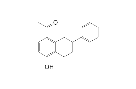 4-Acetyl-6-phenyl-5,6,7,8-tetrahydro-1-naphthol