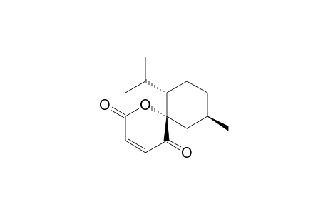 (6S,7S,10R)-7-Isopropyl-10-methyl-1-oxaspiro[5.5]undec-3-en-2,5-dione