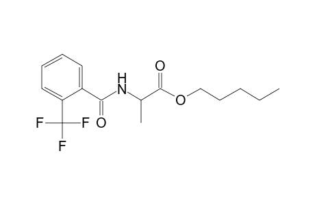 l-Alanine, N-(2-trifluoromethylbenzoyl)-, pentyl ester