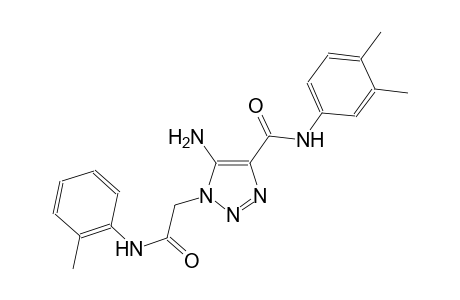 5-amino-N-(3,4-dimethylphenyl)-1-[2-oxo-2-(2-toluidino)ethyl]-1H-1,2,3-triazole-4-carboxamide