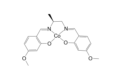 [(2S)-[N,N'-Bis-(2'-hydroxy-4'-methoxy benzylidene)]-1,2-diaminopropanato]cobalt(II)