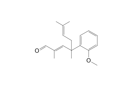 (E)-4-(2-Methoxyphenyl)-2,4,7-trimethyloct-2,6-dienal