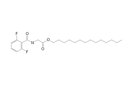 Glycine, N-(2,6-difluorobenzoyl)-, tetradecyl ester