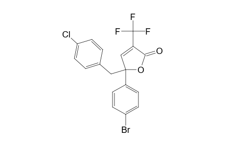 5-(4-BROMOPHENYL)-5-(4-CHLOROBENZYL)-3-TRIFLUOROMETHYL-2(5H)-FURANONE