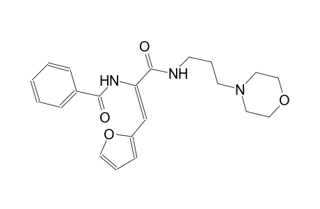 N-[(Z)-2-(2-furyl)-1-({[3-(4-morpholinyl)propyl]amino}carbonyl)ethenyl]benzamide
