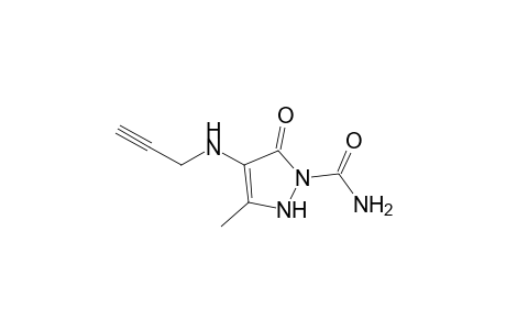 1-Aminocarbonyl-1H-3-methyl-4-propargylaminopyrazol-5-(2H)-one