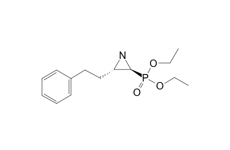 DIETHYL-(2R*,3R*)-3-(PHENETHYL)-AZIRIDIN-2-YL-PHOSPHONATE