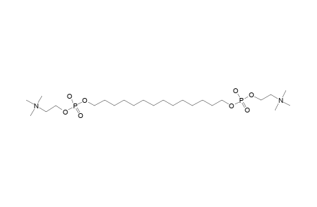 1,14-BIS-[([(TRIMETHYLAMMONIUM)-ETHOXY]-PHOSPHINYL)-OXY]-TETRADECANE